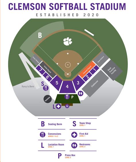 Clemson softball stadium seating chart. Things To Know About Clemson softball stadium seating chart. 